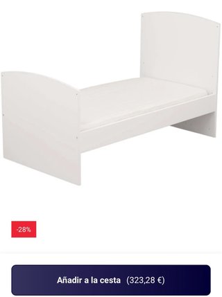 Cuna convertible Sauthon 70 x 140