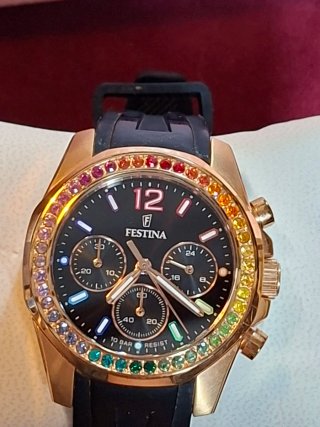 Reloj Festina Mujer Dorado Multicolor