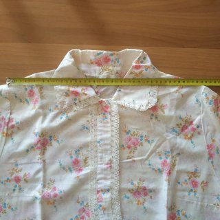 Camicia da notte vintage floreale