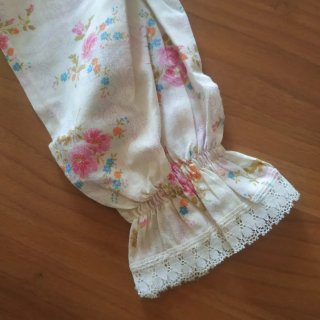 Camicia da notte vintage floreale