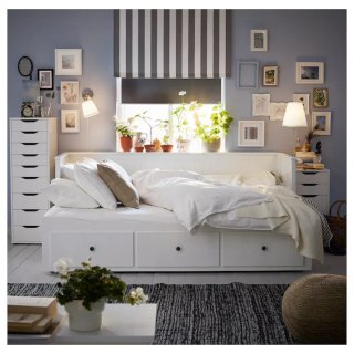 Cama Ikea Hemnes + 2 colchones Pikolin