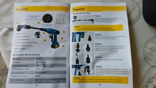Hidrolimpiadora, maquina a presión Gisam Inalámbri
