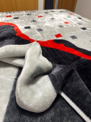Manta de cama matrimonial fleece