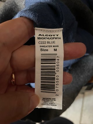 Maglione Arbutus Uomo Blu Taglia M