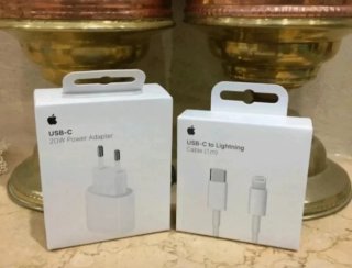 Cargador iPhone USB-C 20W y Cable USB-C a Lightnin