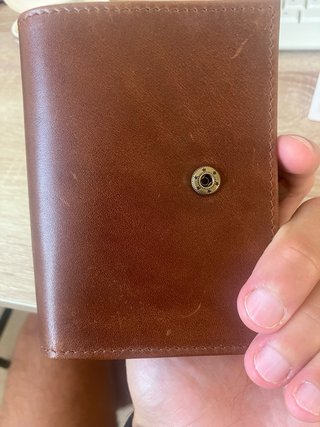 Cartera CONTACT'S Marrón Cuero