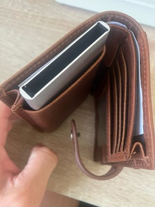 Cartera CONTACT'S Marrón Cuero