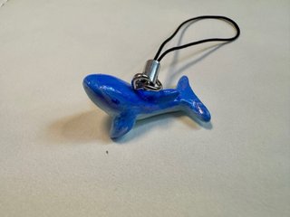 Colgante Ballena Hecho a Mano Arcilla Polimérica