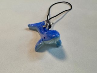 Colgante Ballena Hecho a Mano Arcilla Polimérica