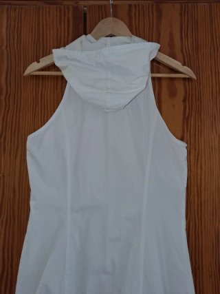 Vestido largo blanco Mango