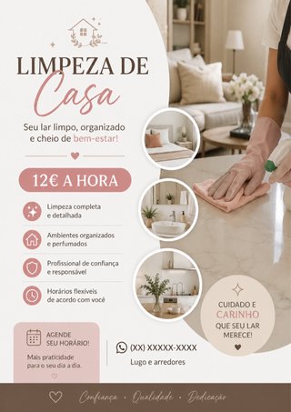 Limpiezas de casa y pisos.