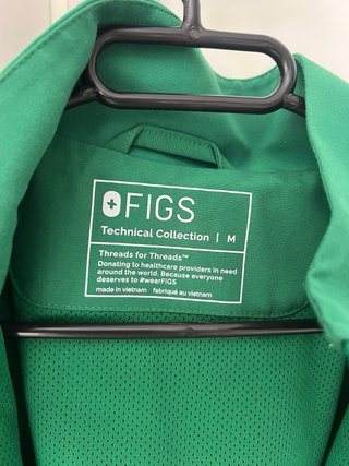 Chaqueta FIGS Verde Talla M