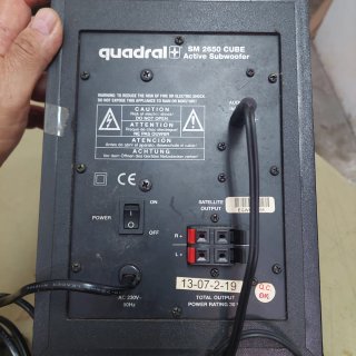Altavoces Quadral S M 2650 Cube Negros