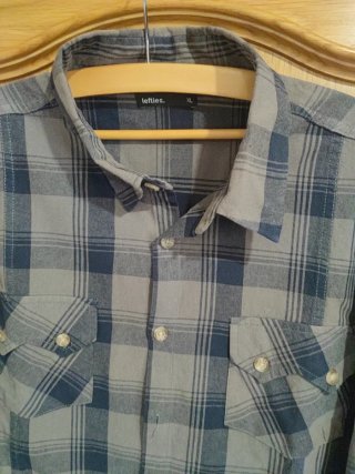 Camisa de cuadros Lefties Talla XL