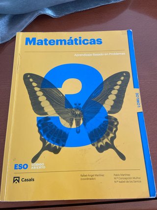 Matemáticas 3 ESO