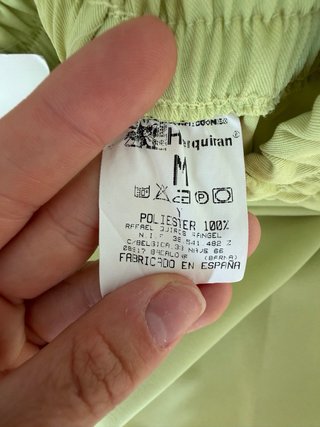Pantalón vestir tiro alto verde