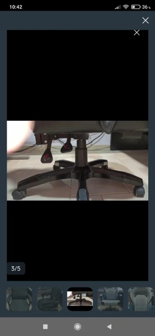 Silla de oficina ergonómica con ruedas estudio hab
