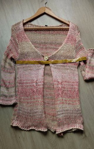 Chaqueta de punto multicolor talla única