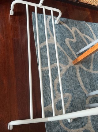 Burro perchero metálico blanco Ikea