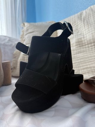 Lote 3 sandalias plataforma T36 Uterqüe/Zara