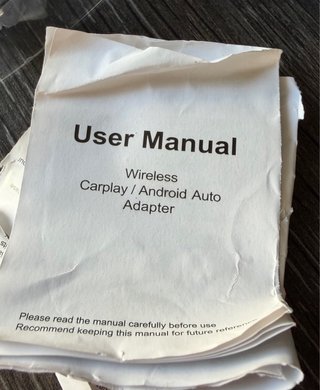 Adaptador CarPlay/Android Auto Inalámbrico