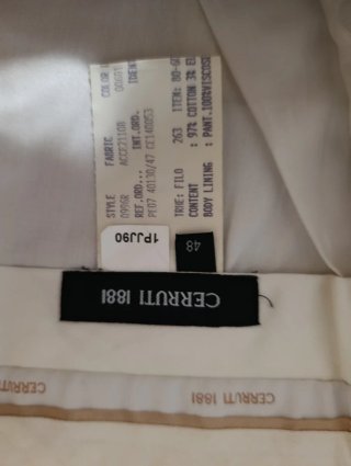 Pantalón de vestir beige hombre