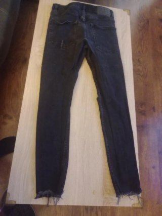 Pantalón vaquero Bershka Super Skinny negro T.40