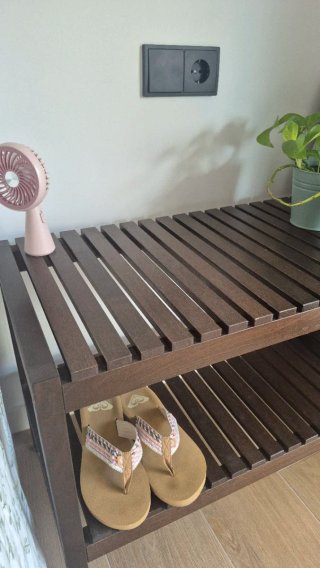 Banco Zapatero Ikea Madera Marrón 79x37x50.5cm