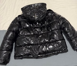Chaqueta brillante negra talla L