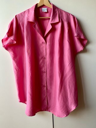 Blusa seda Vintage Talla XXL/3XL