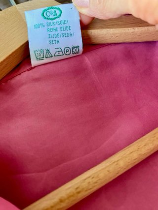 Blusa seda Vintage Talla XXL/3XL