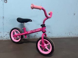 Bicicleta equilibrio infantil rosa Chicco