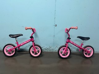 Bicicleta equilibrio infantil rosa Chicco