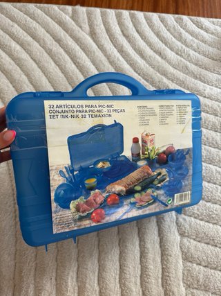 Maletín Picnic Infantil Azul