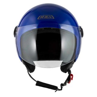 Casco Jet NZI Magma Azul Brillo 22.06