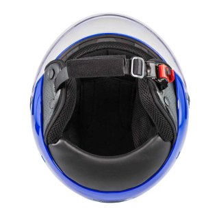 Casco Jet NZI Magma Azul Brillo 22.06