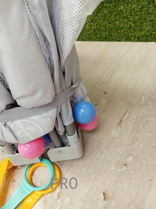 Costway Parque infantil plegable con pelotas