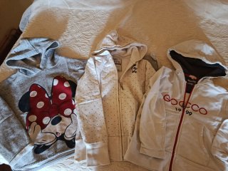 Lote 3 sudaderas niña 5-7 años