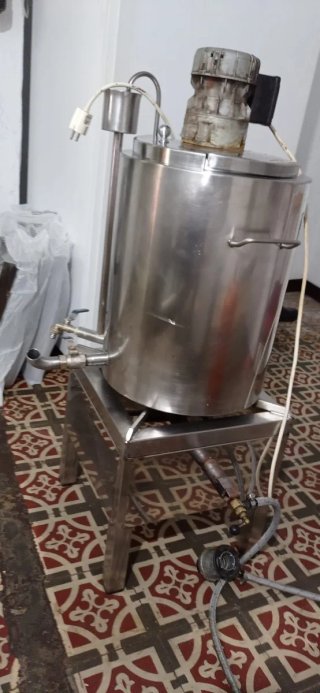 Chocolatera industrial acero inoxidable
