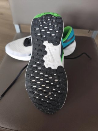Zapatillas Nike niño verde y blanco