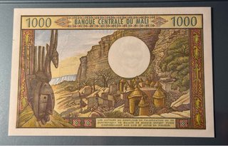 Mali 1000 Francos 1970-84 PMG 66 EPQ
