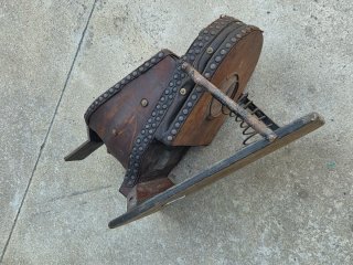 Antiguo fuelle de buzo submarinista