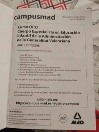 Cuerpo Especialista en Educación Infantil de la...