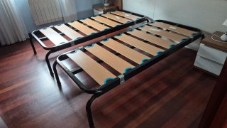 2 Somieres 80x190 y 2 Colchones 80