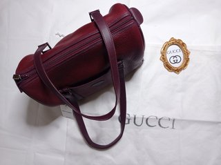 Bolso Gucci Boston Piel Borgoña
