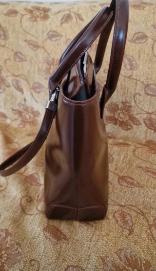 Borsa Tod's marrone in pelle lucida