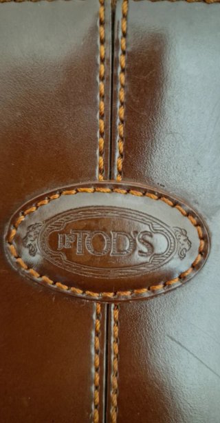 Borsa Tod's marrone in pelle lucida