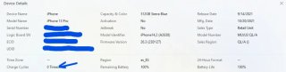 iPhone 13 Pro 512 GB Batería Nueva