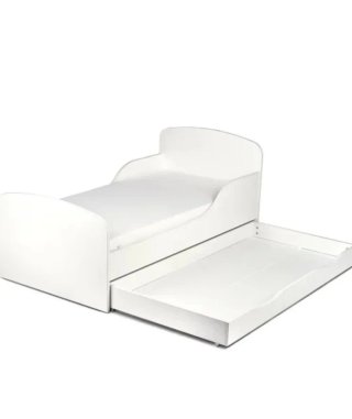 Cama infantil Leomark blanca de 70x140cm