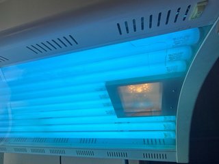 Solarium Philips Blanco